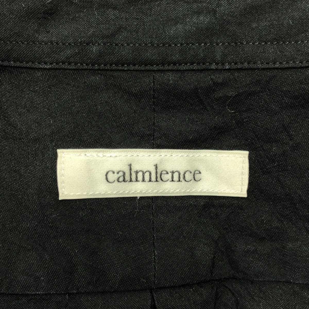 calmlence / カームレンス | REGULAR COLLAR SHIRT シルク シャツ | 1 | メンズ