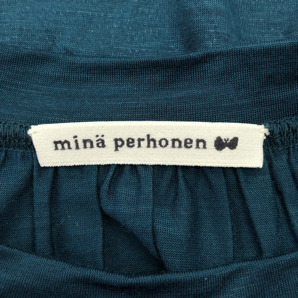 mina perhonen / ミナペルホネン | calmati キュプラ ギャザー ボリューム カットソー | 38 | レディース