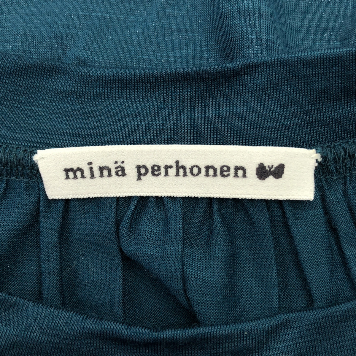 mina perhonen / ミナペルホネン | calmati キュプラ ギャザー ボリューム カットソー | 38 | レディース