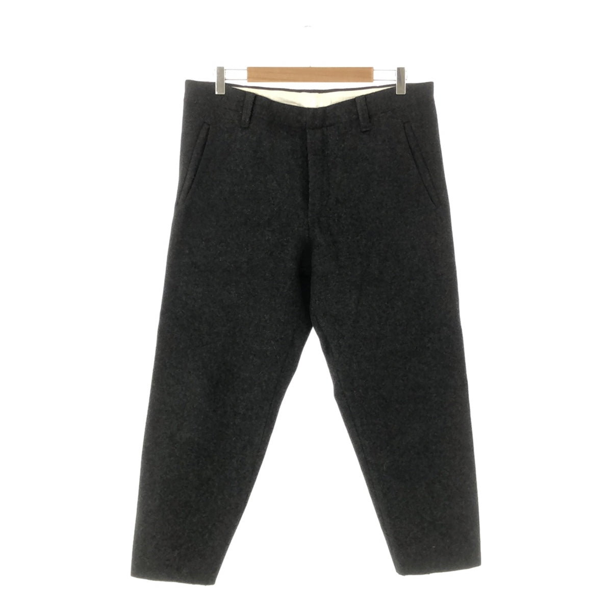 SUNSEA / Sunsea | CUT OFF MELTON PANTS | 2 | Gray | Men's