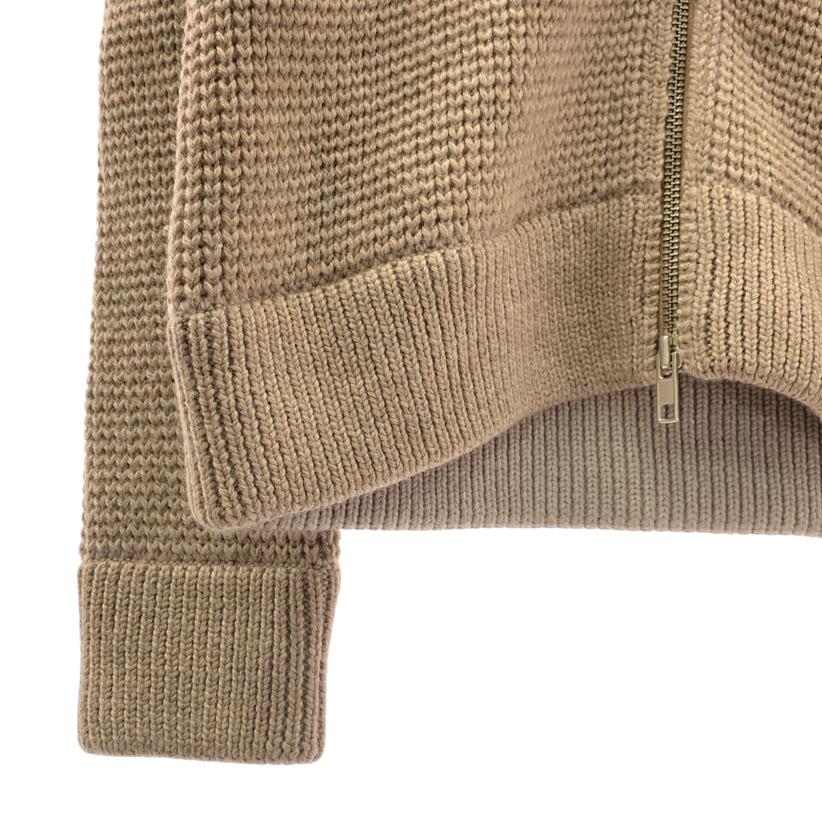 Maison Martin Margiela / メゾンマルタンマルジェラ | 2010AW | ここのえ / ウール ダブルジップ ドライバーズニット | S | レディース