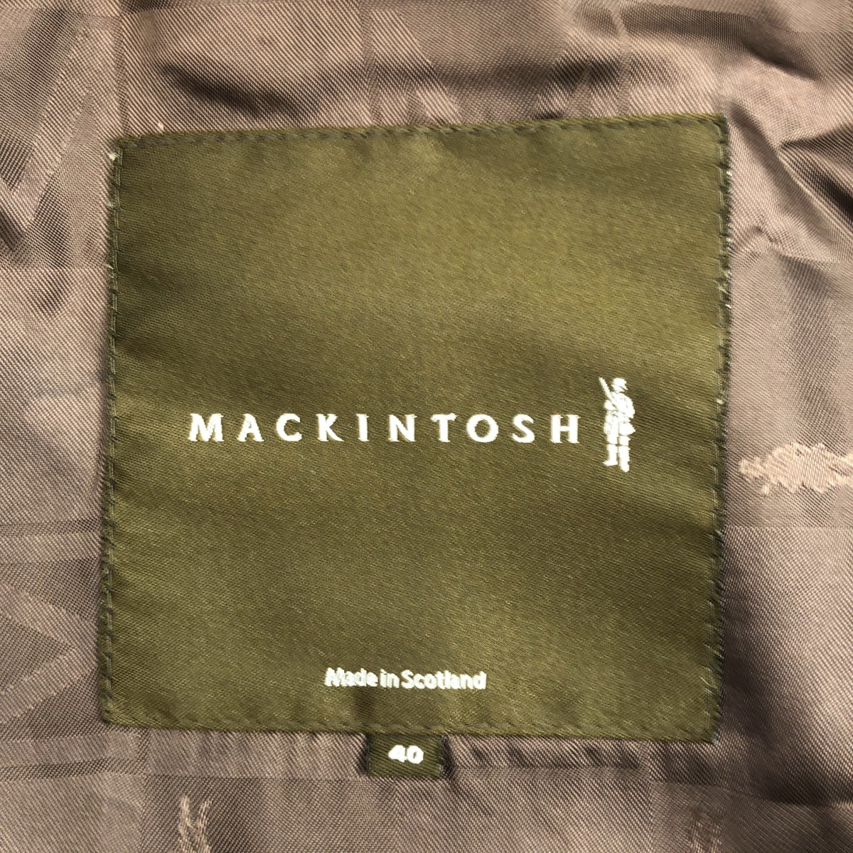 MACKINTOSH / マッキントッシュ | 着脱可シャギーカラー ベルテッド トレンチコート / ロゴ総裏地 | 40 | ベージュ | メンズ