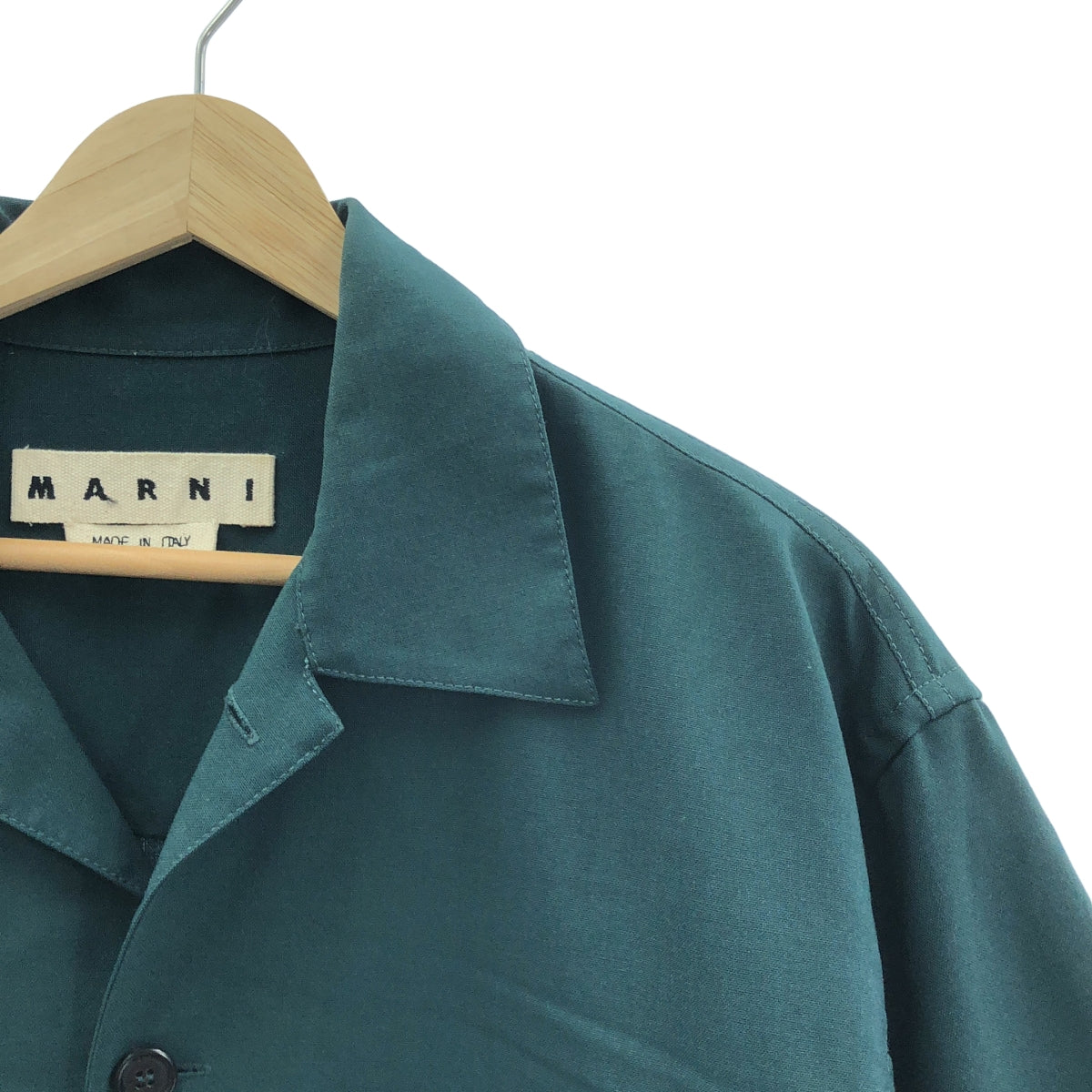 MARNI / 마르니 | 2021SS | 열대 울 오픈 컬러 셔츠 | 48 | 남성