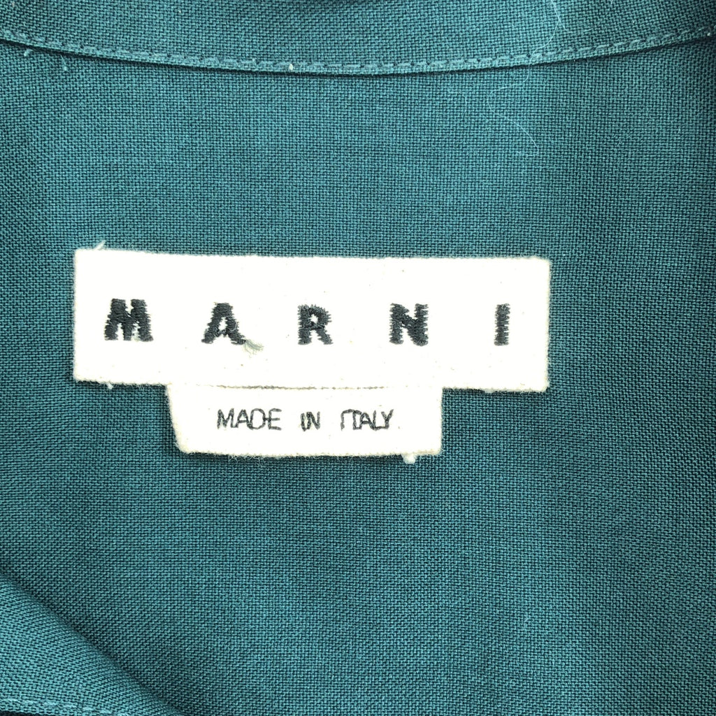 MARNI / 마르니 | 2021SS | 열대 울 오픈 컬러 셔츠 | 48 | 남성