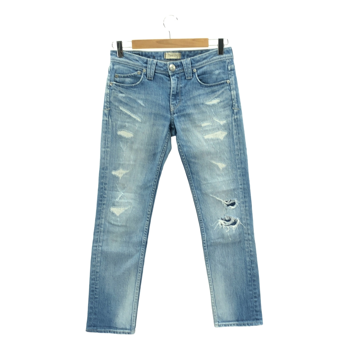 亞努克 / 亞努克 | CECIL 破洞直筒牛仔褲 | 22 |靛藍 |女性的