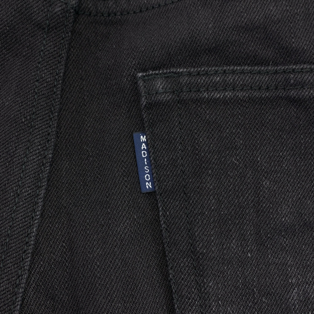 MADISON BLUE / マディソンブルー | HEM CUT SLIM FLARE DENIM フレア デニムパンツ | 01(S) | ブラック | レディース