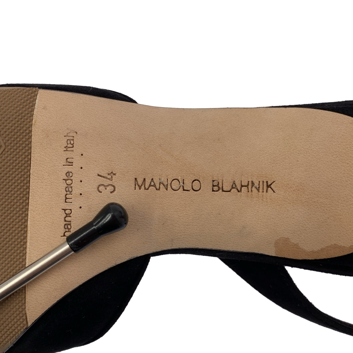 MANOLO BLAHNIK / 마노로 브래니크 | MAYSALE 메이세일 / 스웨이드 뮬 샌들 | 34 |