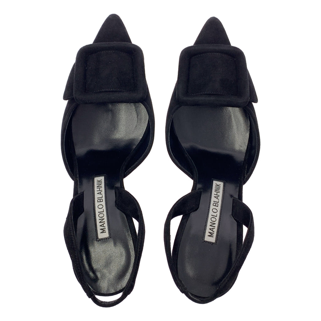 MANOLO BLAHNIK / 마노로 브래니크 | MAYSALE 메이세일 / 스웨이드 뮬 샌들 | 34 |