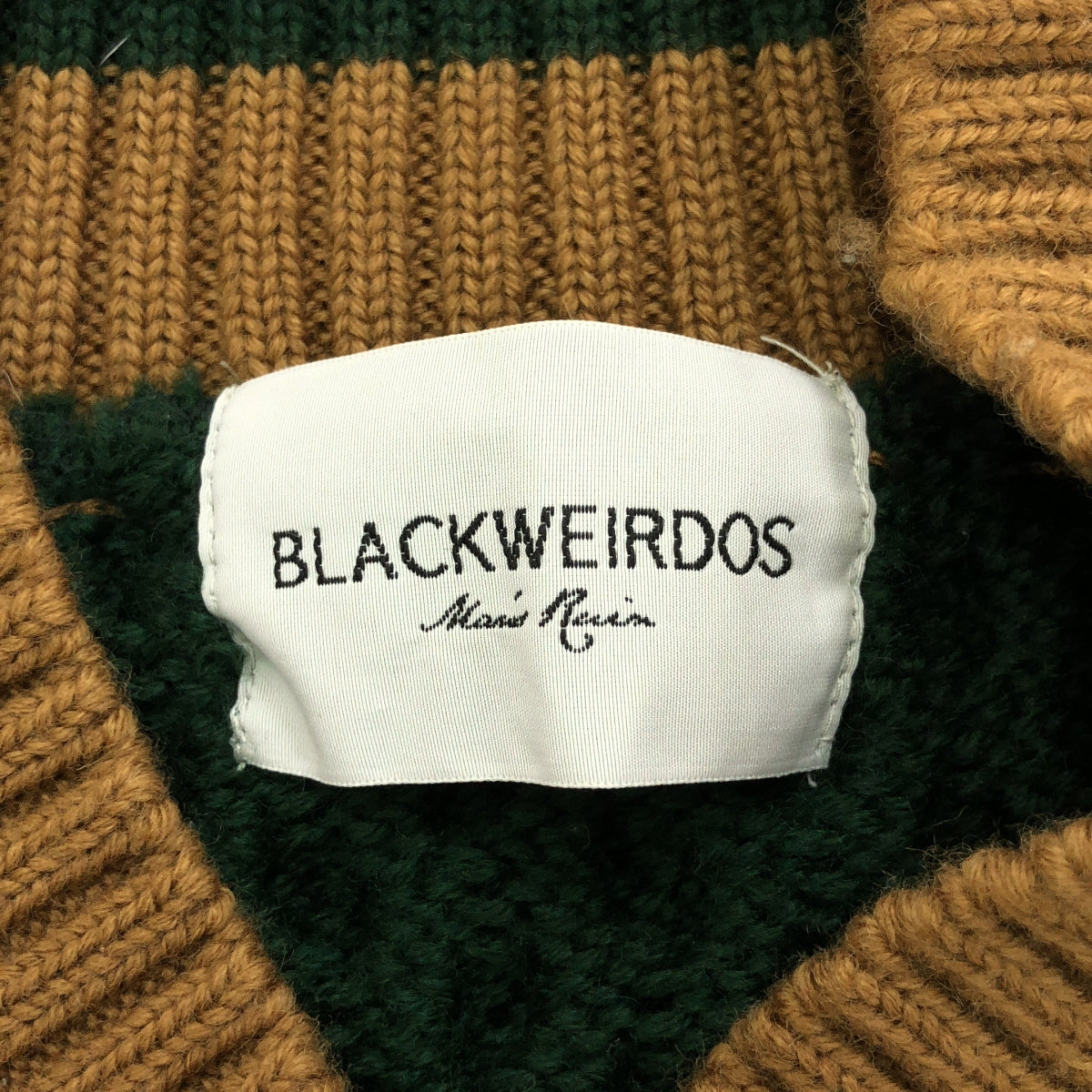 Black Weirdos / ブラックウィドー | ケーブル編み ニットベスト | M | メンズ