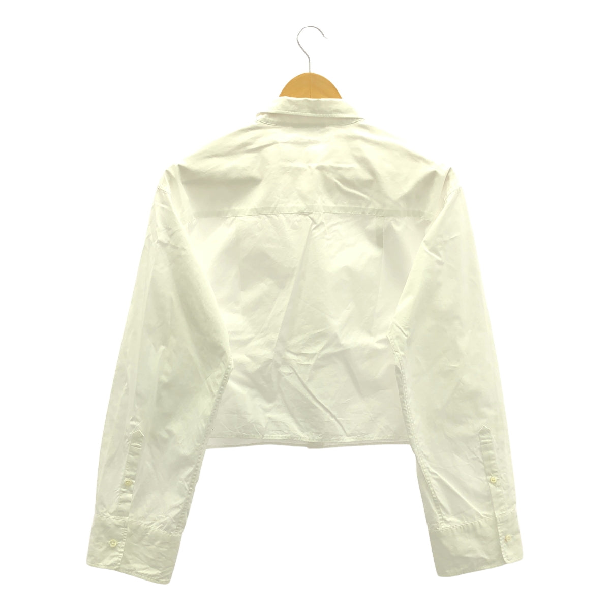 MUSE de Deuxieme Classe / 뮤즈 두주 엠 클래스 | 2023SS | Cropped BD 셔츠 | 화이트 | 여성