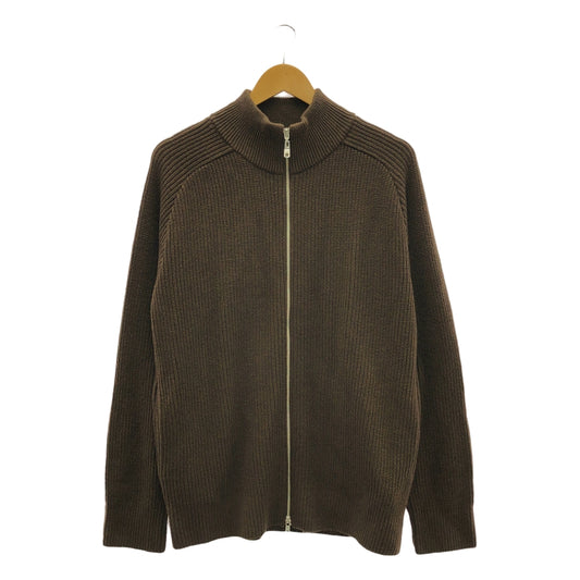 UNITED TOKYO | 2022AW | Wool rib zip driver's knit | 3 | Men's