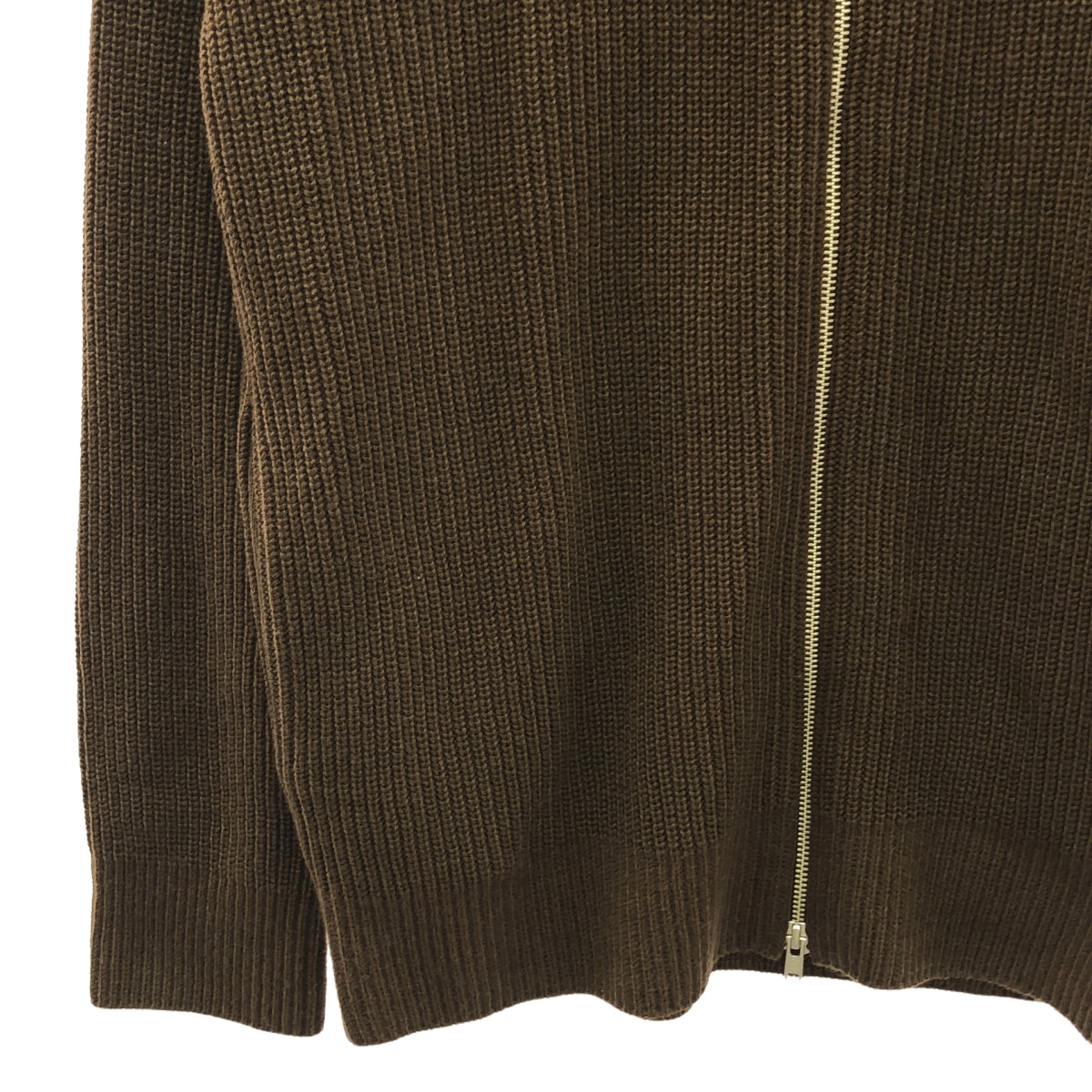 UNITED TOKYO | 2022AW | Wool rib zip driver's knit | 3 | Men's