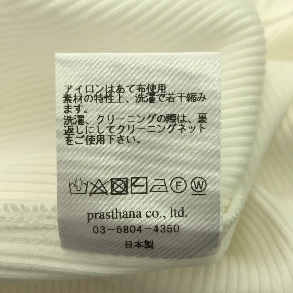 prasthana / 普拉斯塔納 |閃亮羅紋長袖襯衫 | M |男士