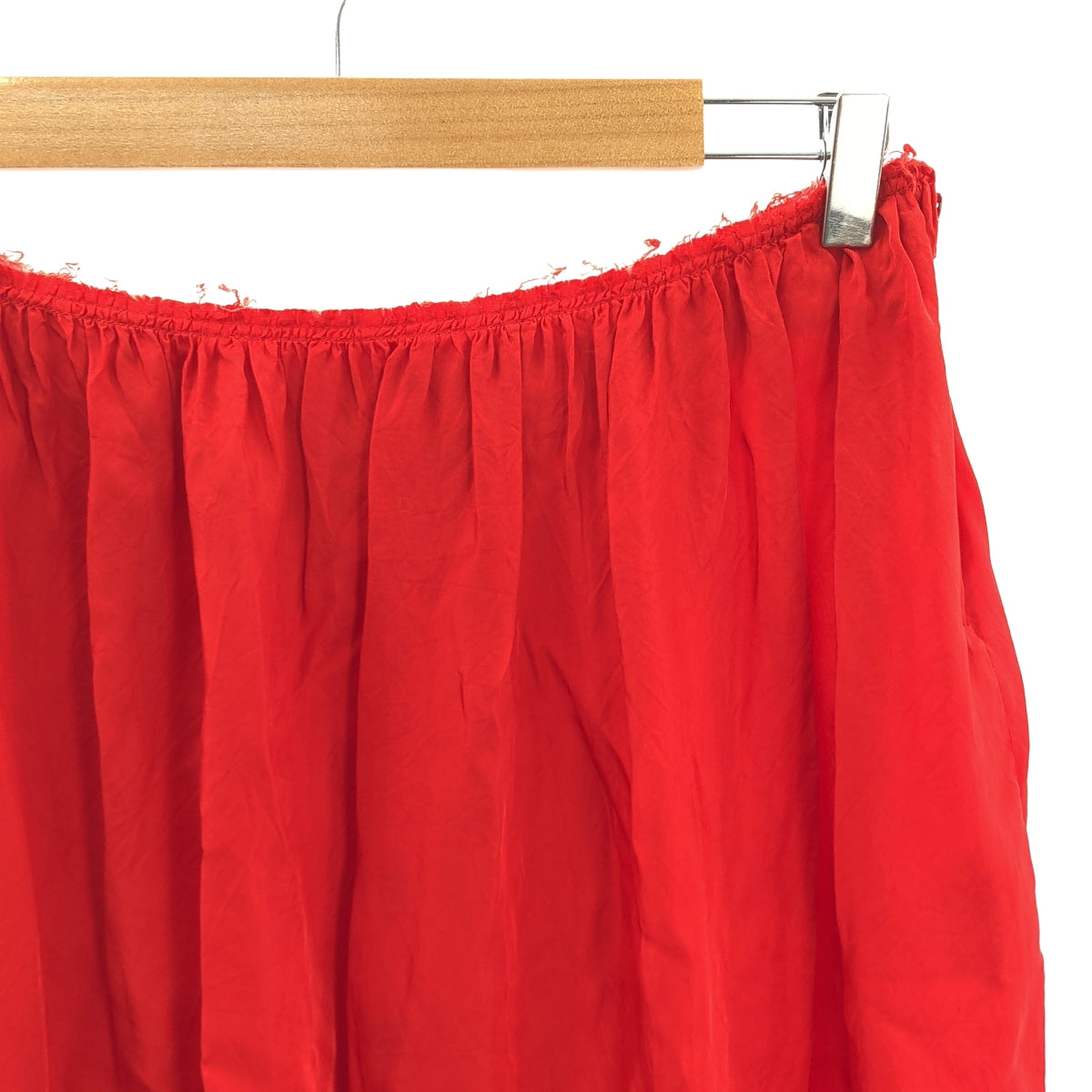 COMME des GARÇONS GIRL | 2015 春夏 | 剪裁褶皺長裙 | M 碼 | 紅色 | 女款