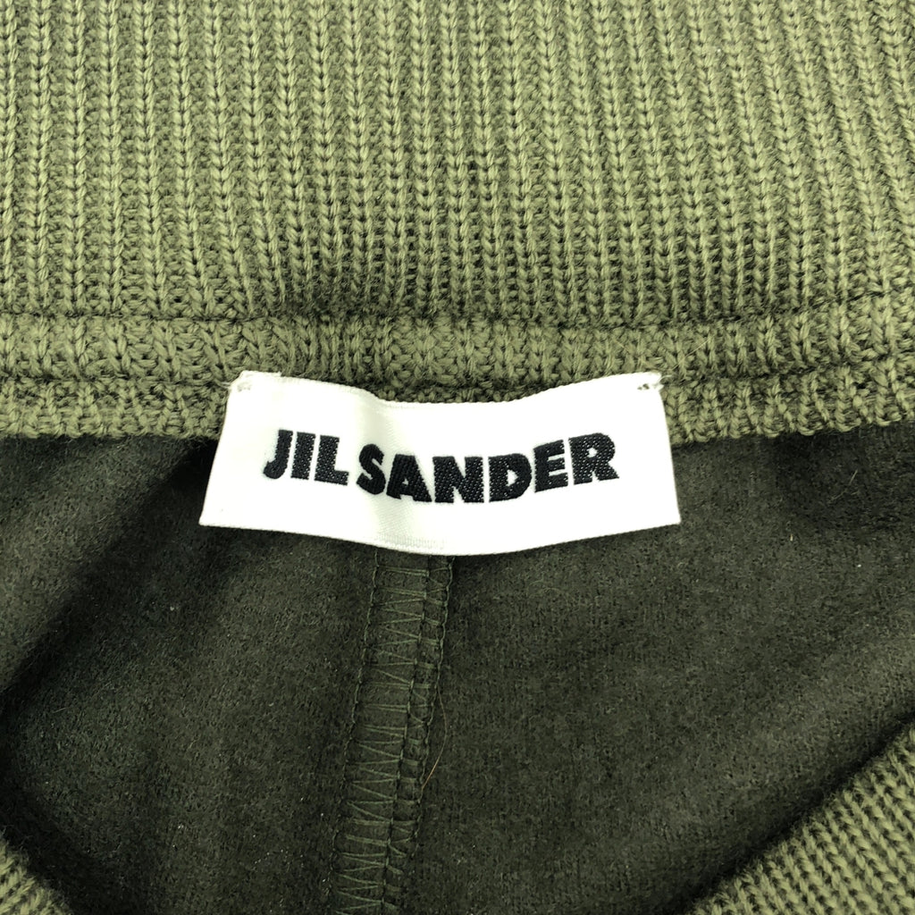 JIL SANDER / ジルサンダー | ウール リブ ジョガー パンツ | 44 | カーキ | メンズ