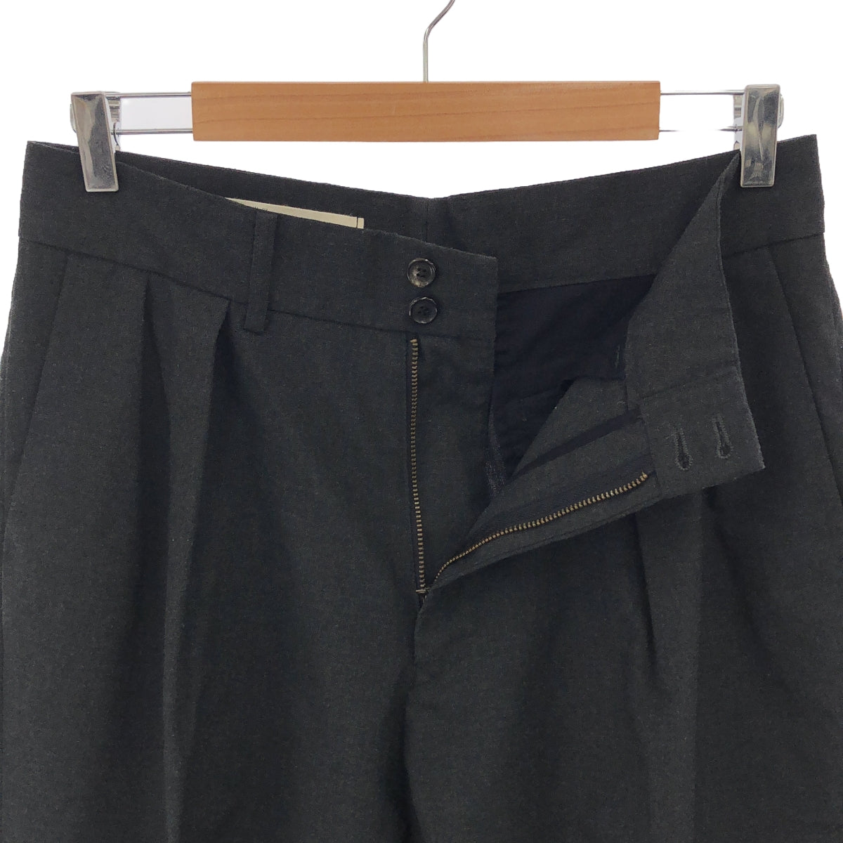 Honor gathering | 2-pleat slacks pants | M | Dark gray | Men's