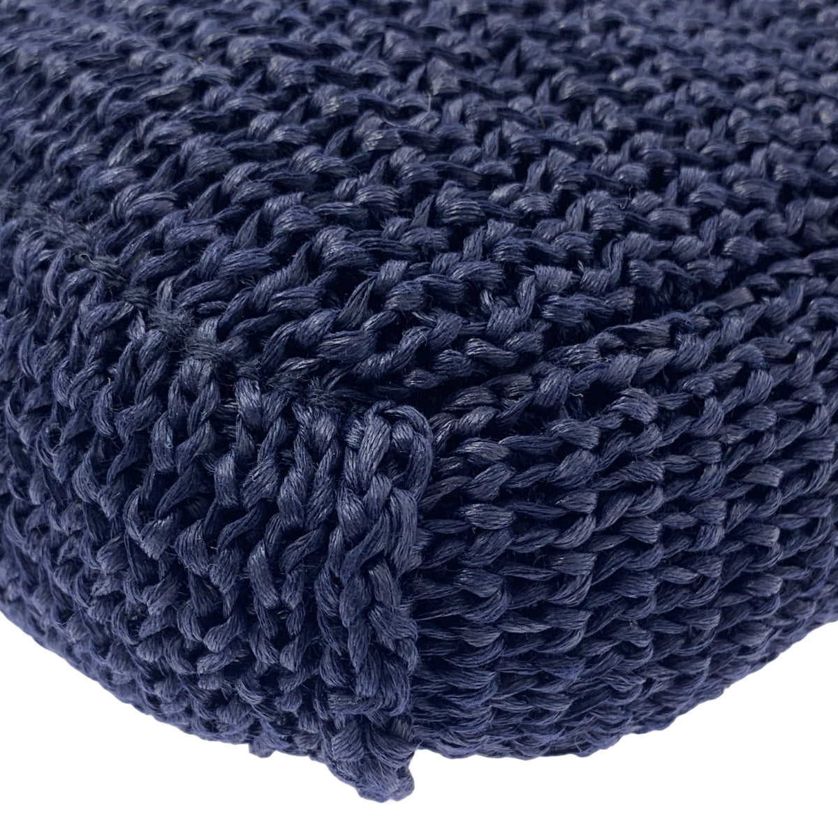 NKNIT / ンニット | long fringe NKNIT bag ロングフリンジ ハンドバッグ | ネイビー | レディース