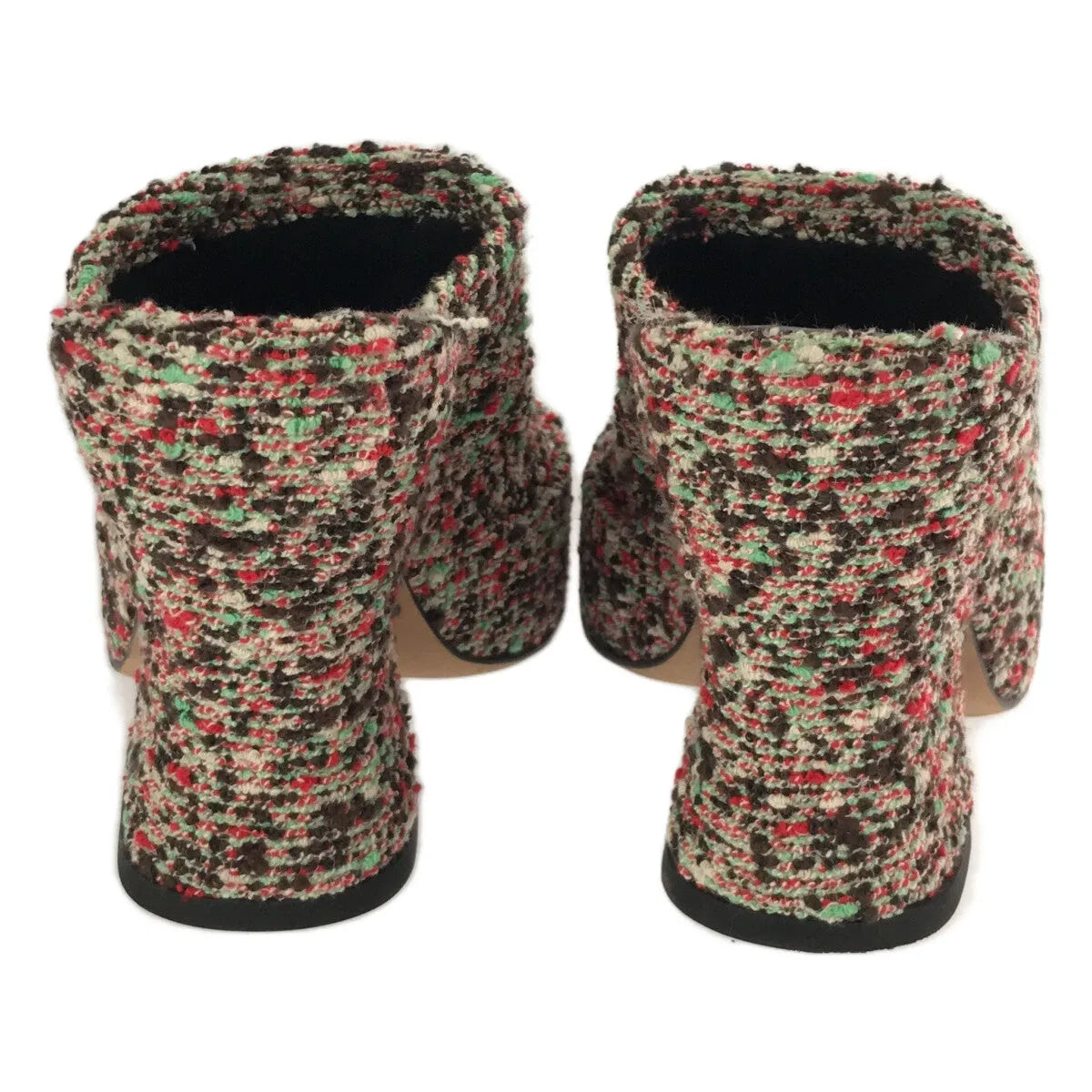 【美品】  BOTTEGA VENETA / ボッテガヴェネタ | ブークレウェッジミュール サンダル | 37 | マルチカラー | レディース