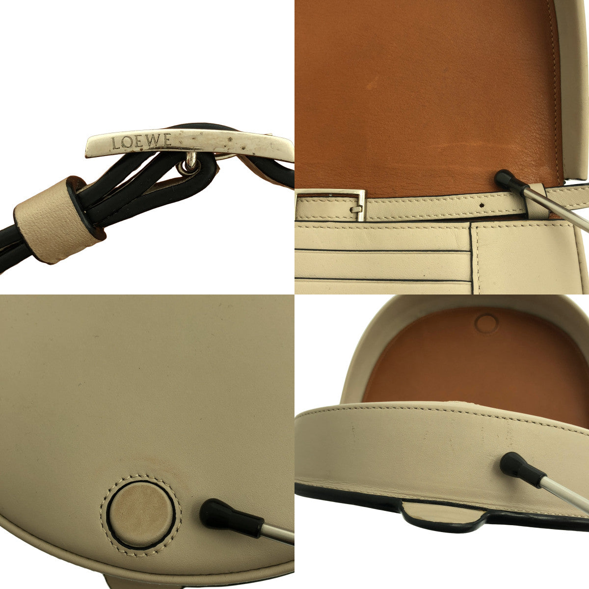 LOEWE / 로에베 | HEEL POUCH SMALL / 힐 파우치 스몰 아나그램 가죽 숄더백 |