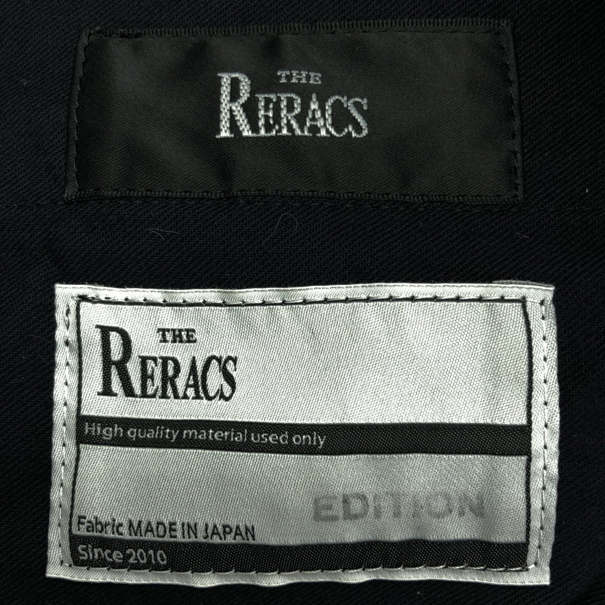 THE RERACS / ザリラクス | ドローコード付 クロップドパンツ | 38 | ブラック | レディース