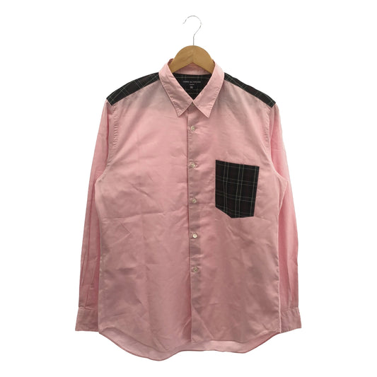 COMME des GARCONS HOMME | 2008AW | Cotton pre-washed checkered shirt | SS | Pink | Men's