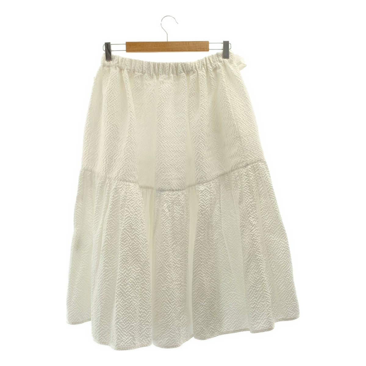 Cecilie Bahnsen / セシリーバンセン | HADRIAN SKIRT エンボス フレアスカート | UK8 | レディース