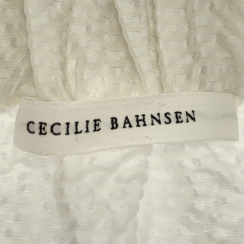 Cecilie Bahnsen / セシリーバンセン | HADRIAN SKIRT エンボス フレアスカート | UK8 | レディース