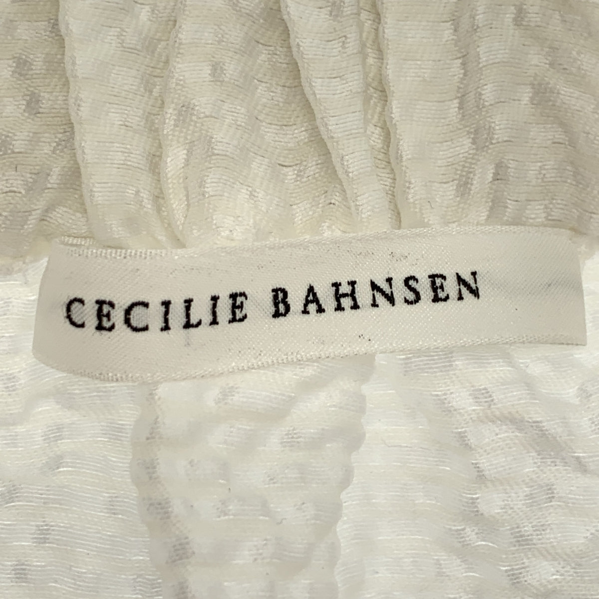 Cecilie Bahnsen / セシリーバンセン | HADRIAN SKIRT エンボス フレアスカート | UK8 | レディース