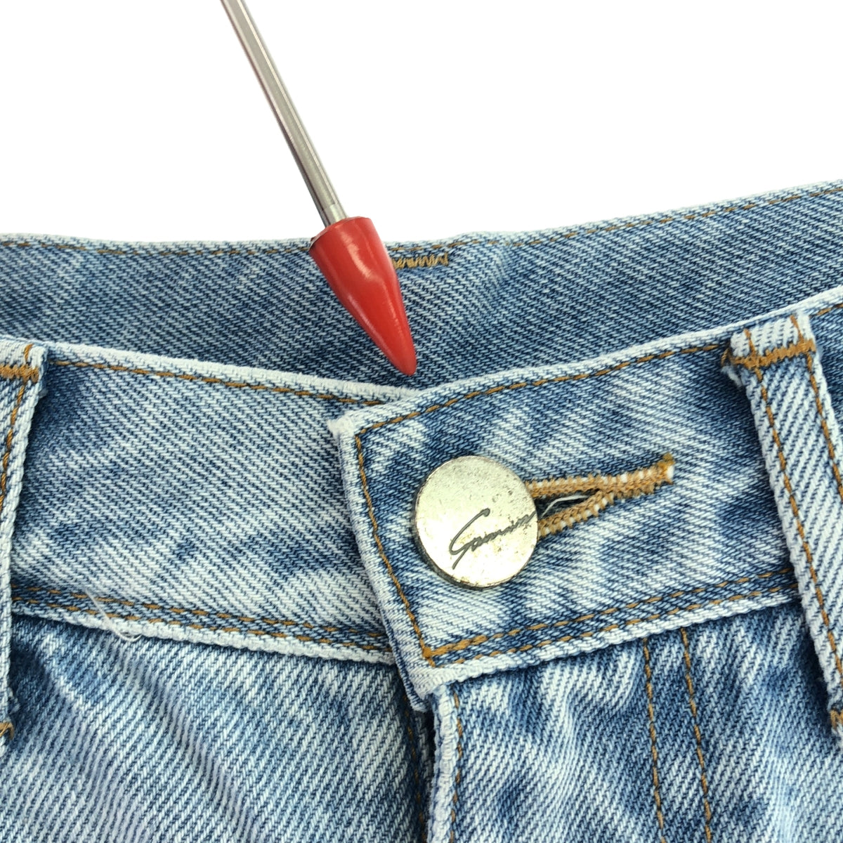 Stunning Lure / スタニングルアー | ダメージ加工 デニムパンツ | 23 | インディゴ | レディース