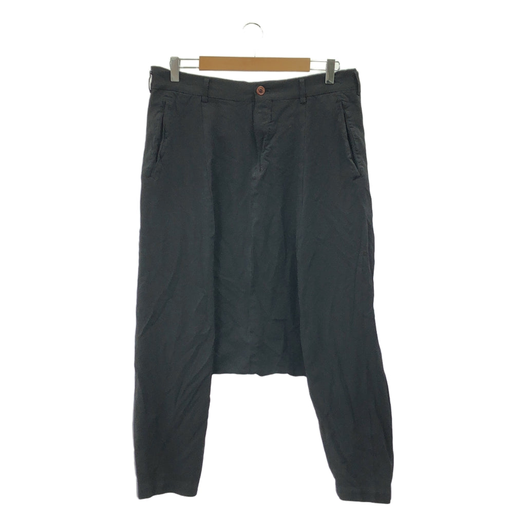 COMME des GARCONS HOMME PLUS / コムデギャルソンオムプリュス | 2010SS | ポリエステル 製品染め サルエルパンツ | S | ブラック | メンズ