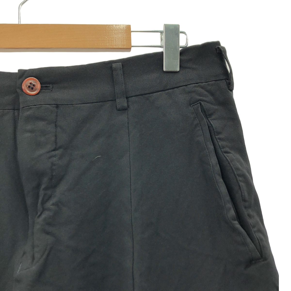 COMME des GARCONS HOMME PLUS / コムデギャルソンオムプリュス | 2010SS | ポリエステル 製品染め サルエルパンツ | S | ブラック | メンズ