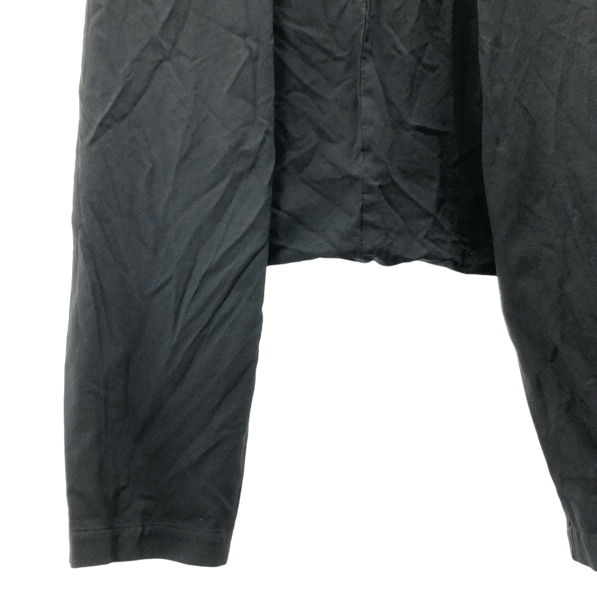 COMME des GARCONS HOMME PLUS / コムデギャルソンオムプリュス | 2010SS | ポリエステル 製品染め サルエルパンツ | S | ブラック | メンズ
