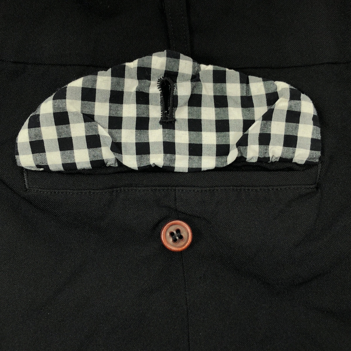 COMME des GARCONS HOMME PLUS | 2010春夏 |聚酯染色鹿角褲 | S |黑色|男士