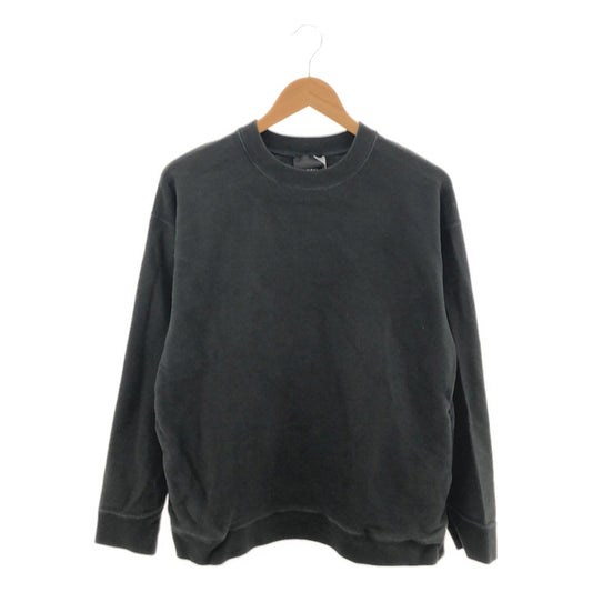 ATON / エイトン | ORGANIC INREY OVERSIZED SWEAT SHIRT 鹿の子 クルーネックスウェット | 04 | グリーン | メンズ