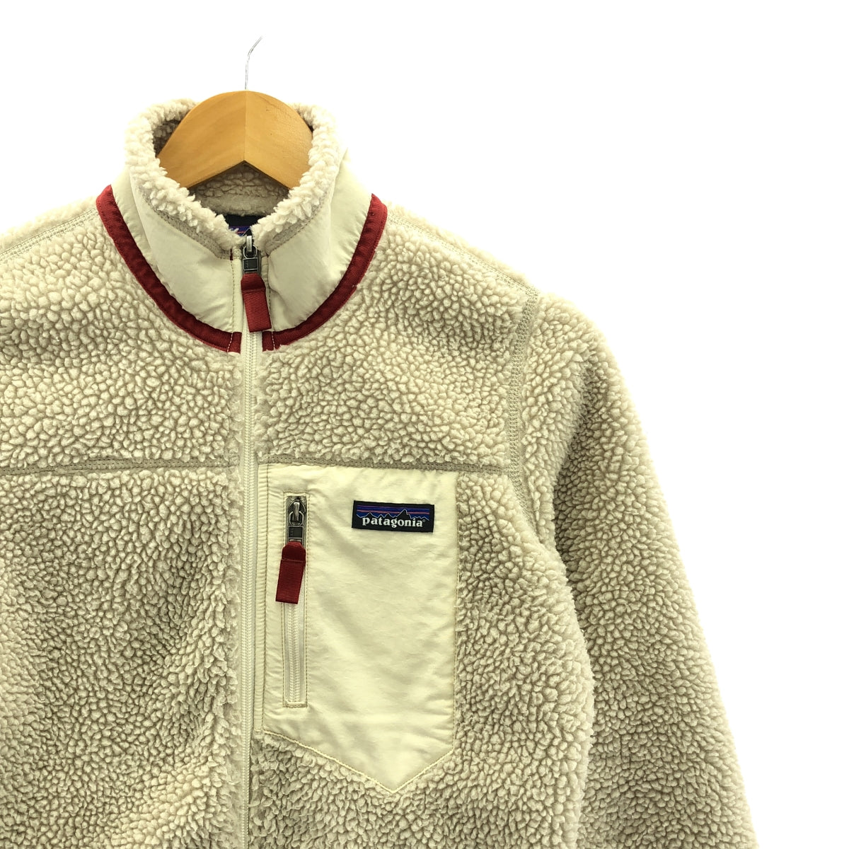 Patagonia / パタゴニア | 2019AW | 23074FA19 CLASSIC RETRO-X JACK フリース ジャケット | XS | クリーム / レッド | レディース