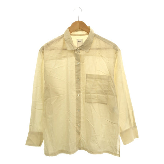 [Good Condition] RHC Ron Herman / RHC Ron Herman | Cotton Regular Collar Pocket Shirt | XS | Ivory | Women's