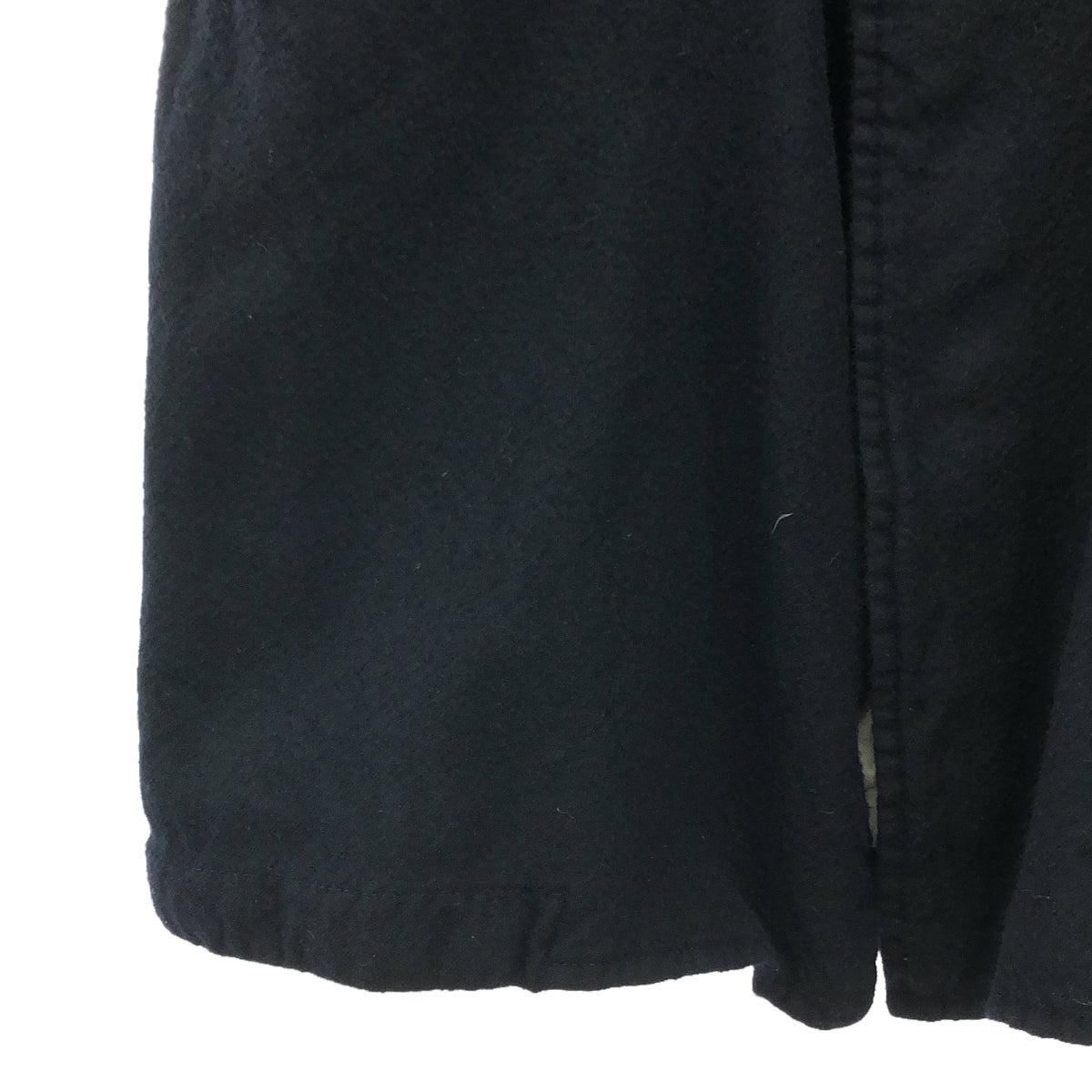 COMME des GARCONS HOMME | 2019秋冬 |羊毛縮水華蓋大衣 | M |海軍 |男士