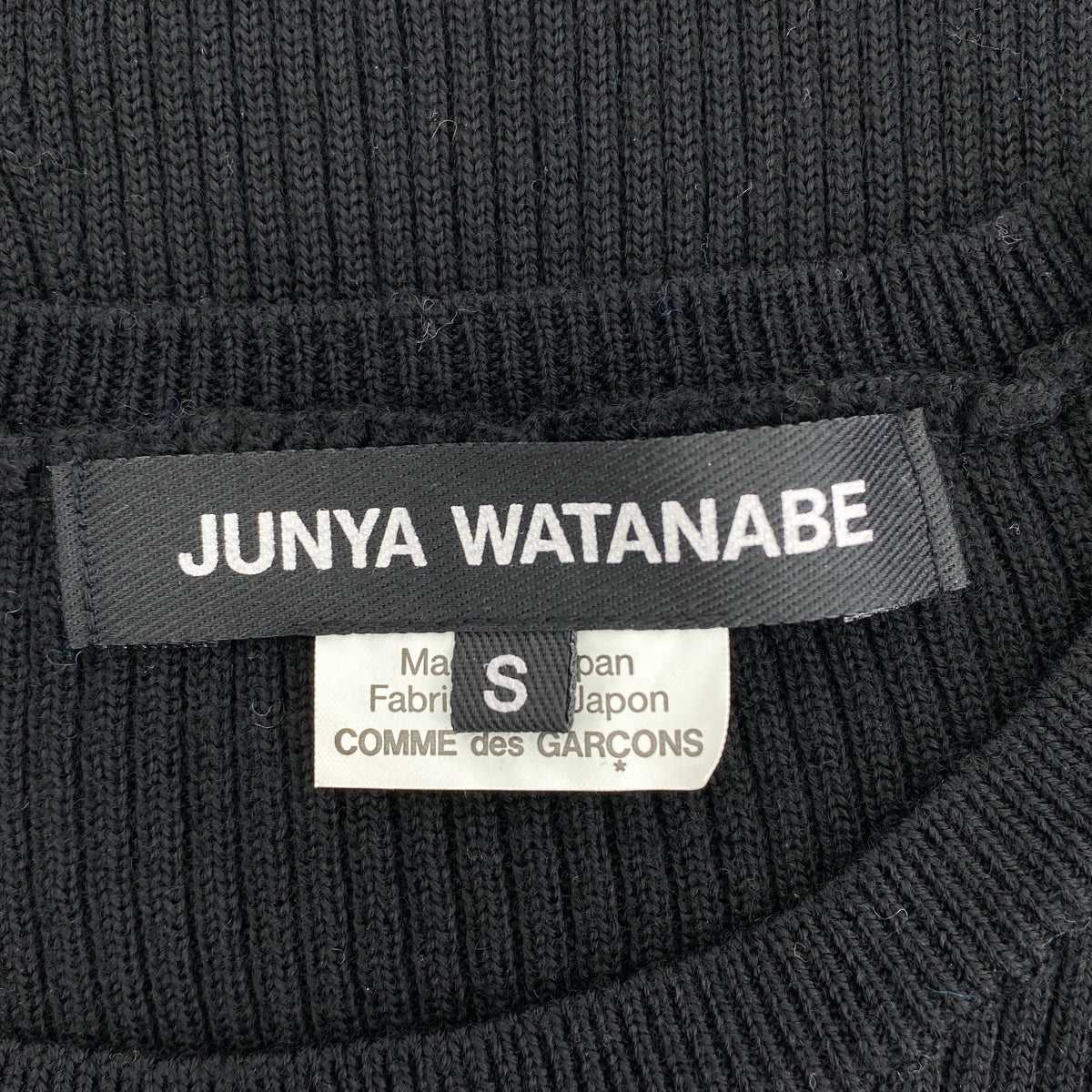 JUNYA WATANABE / 준야와타나베 | 2023AW | 리브 크루넥 니트 | S |