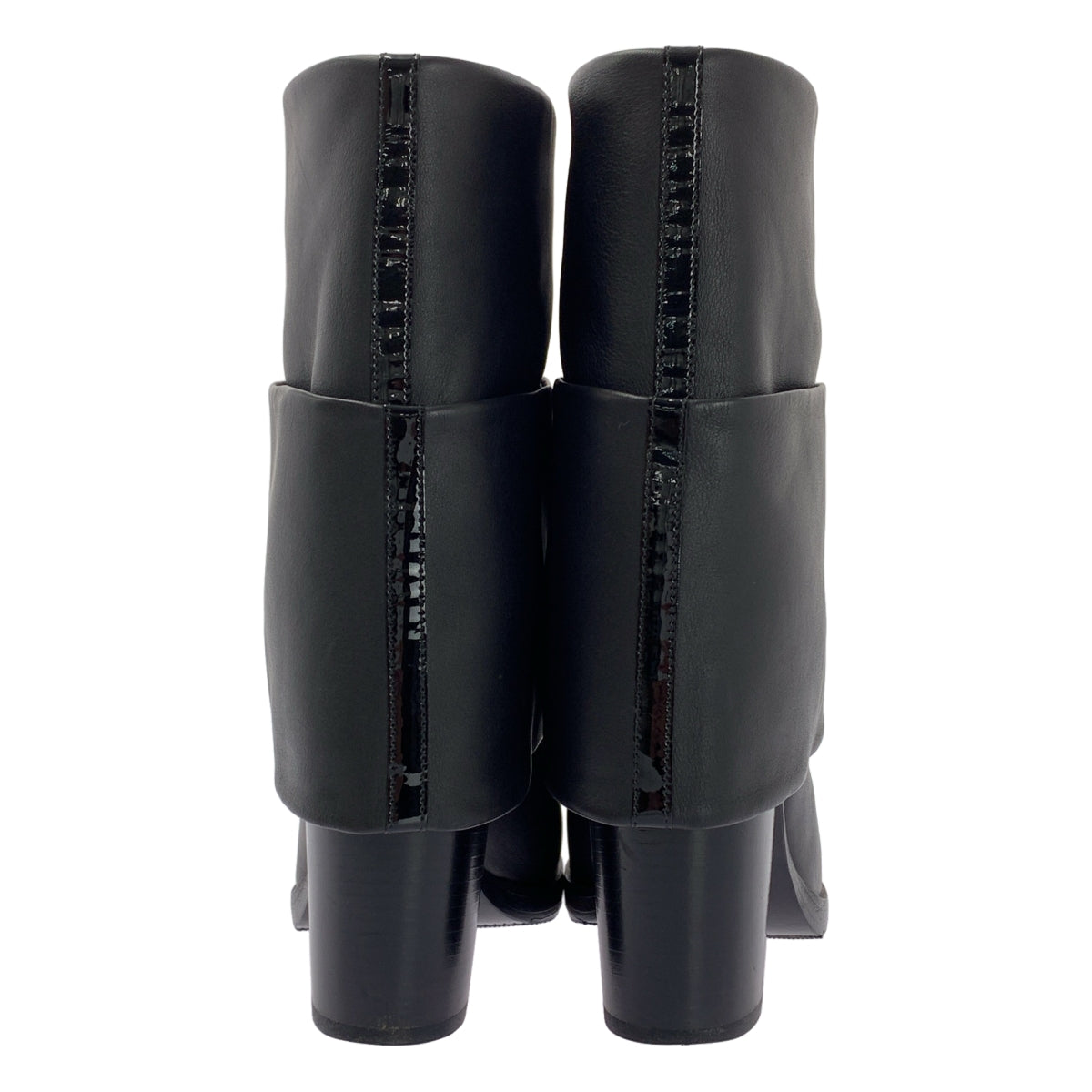 CHANEL / シャネル | ココマーク レイヤード ヒール ブーツ | 38C |