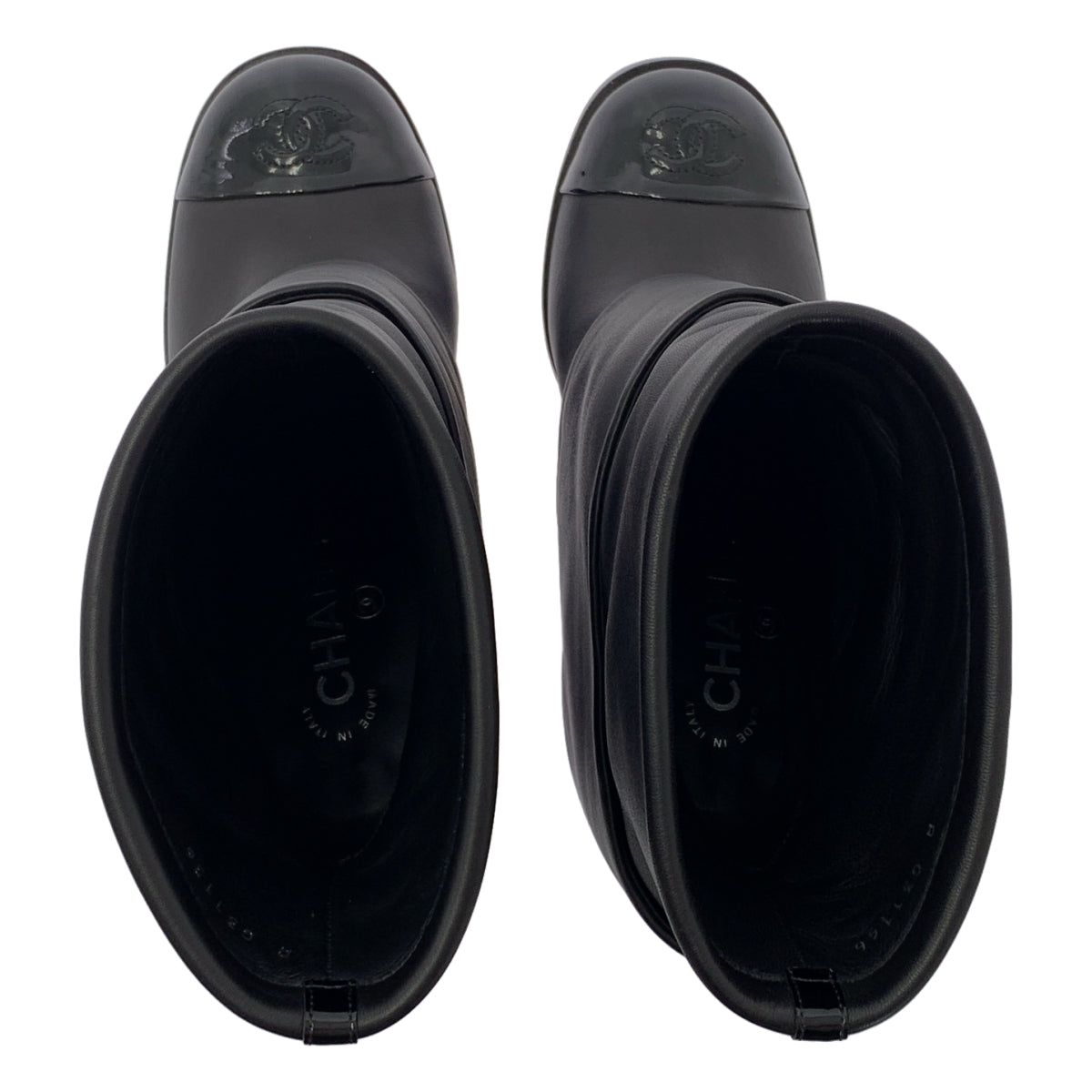 CHANEL / シャネル | ココマーク レイヤード ヒール ブーツ | 38C |