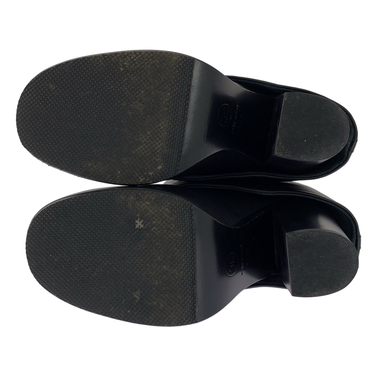 CHANEL / シャネル | ココマーク レイヤード ヒール ブーツ | 38C |