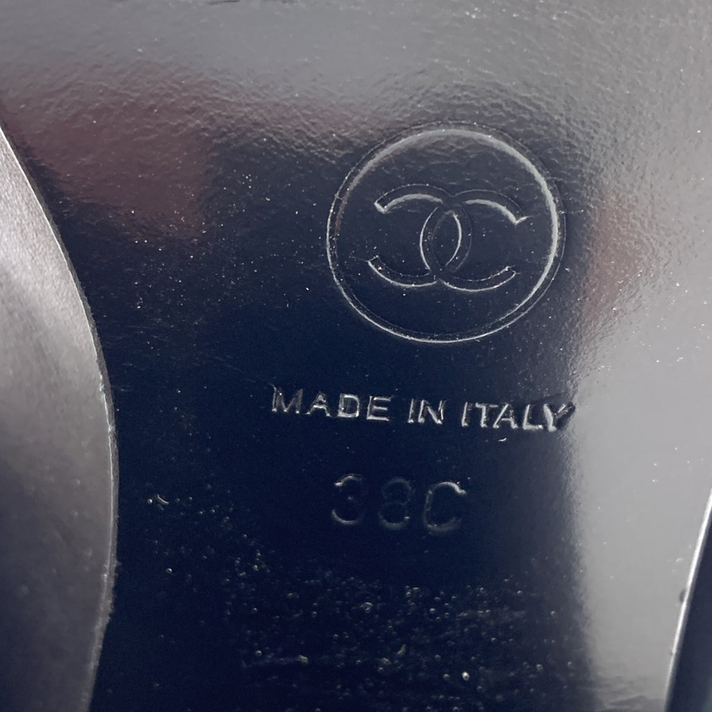 CHANEL / シャネル | ココマーク レイヤード ヒール ブーツ | 38C |