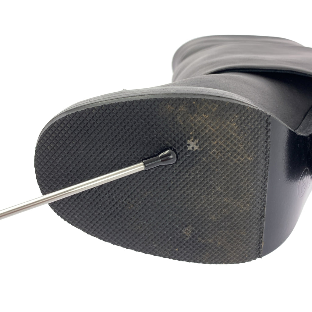 CHANEL / シャネル | ココマーク レイヤード ヒール ブーツ | 38C |