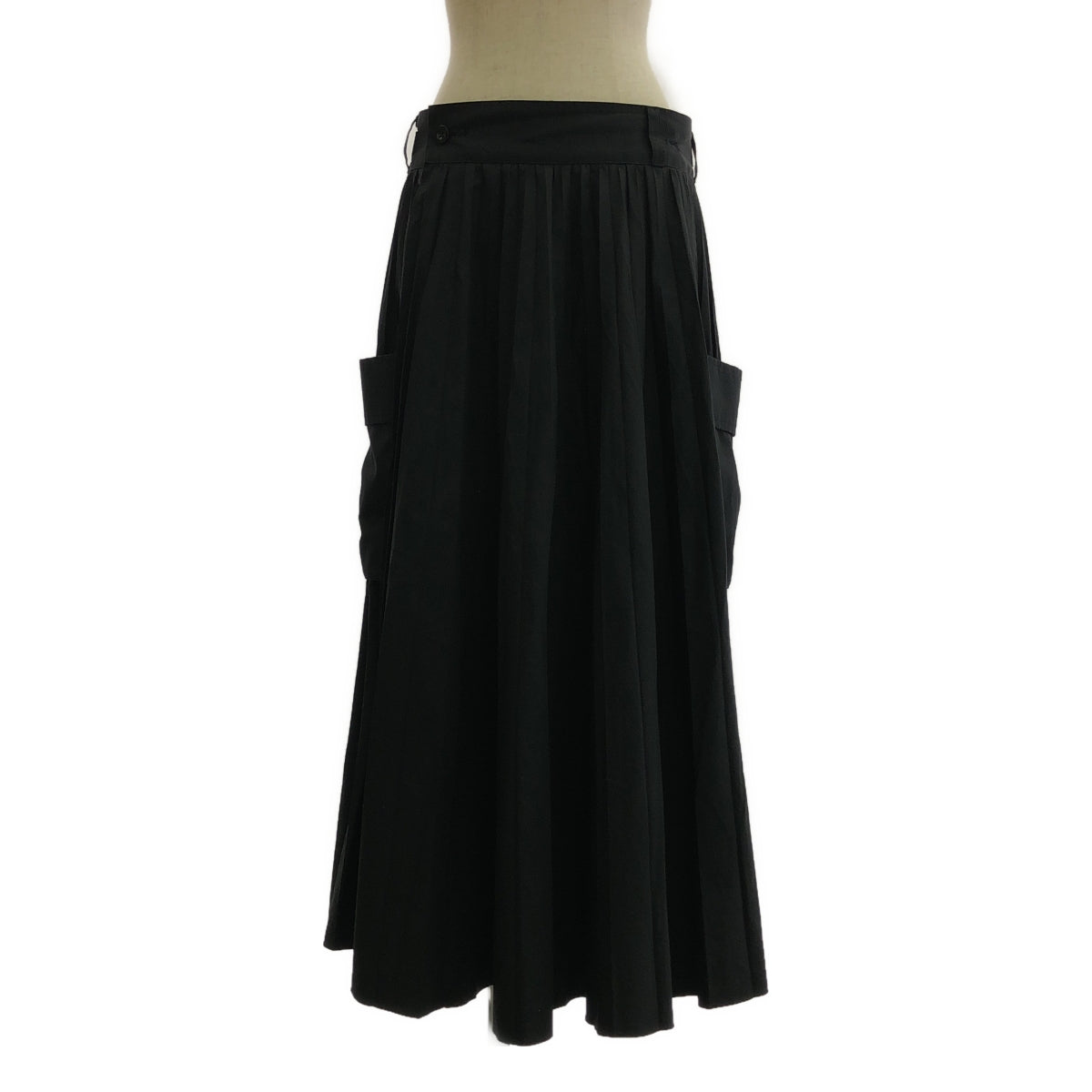 sacai / Sacai | 2024 | Thomas Mason 棉府綢半身裙 | 3 |黑色 |女性的