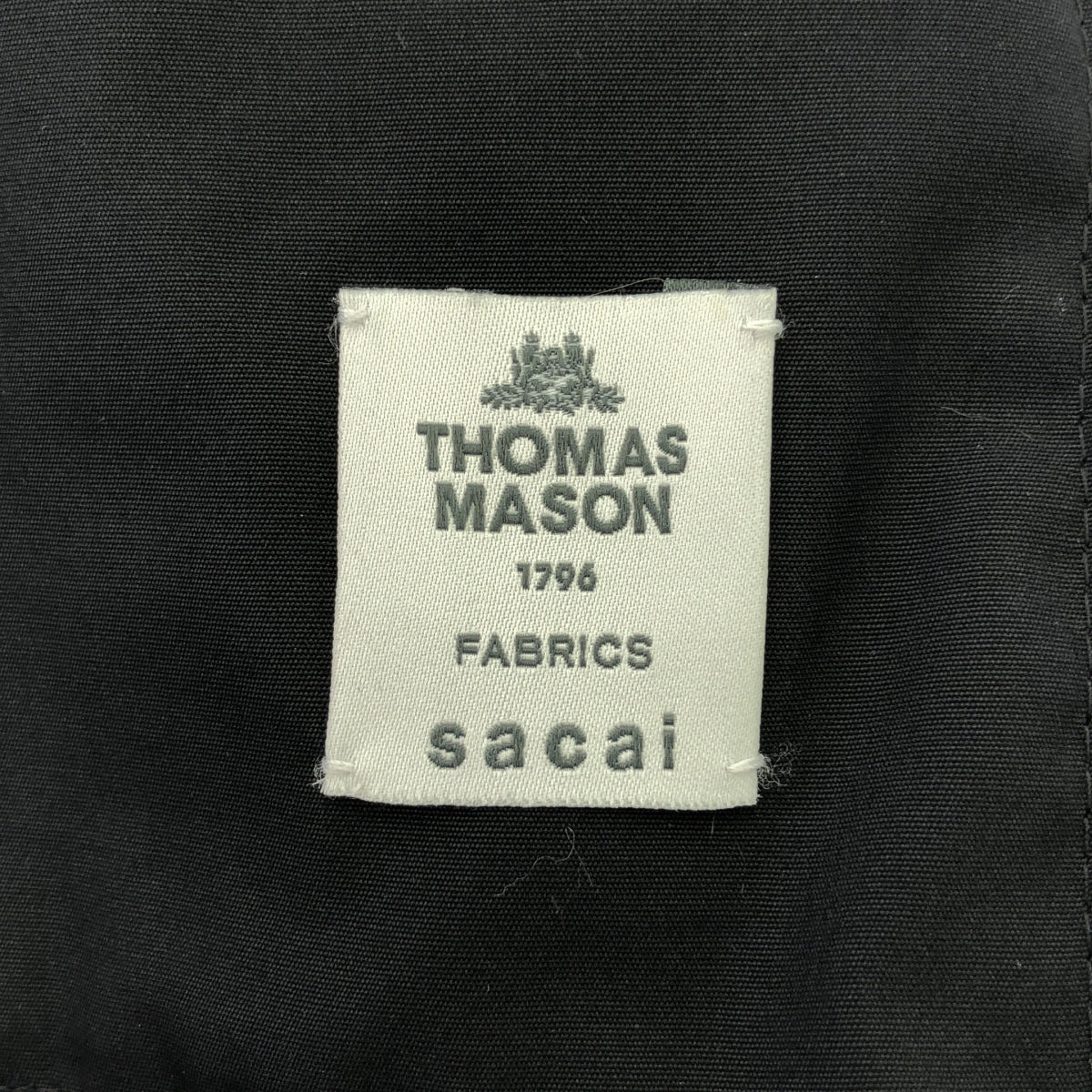 sacai / Sacai | 2024 | Thomas Mason 棉府綢半身裙 | 3 |黑色 |女性的