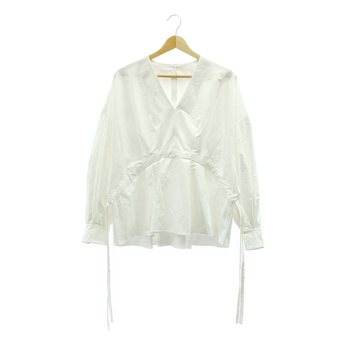 LE PHIL / 루필 | 나일론 스트레치 브로드 볼륨 셔츠 블라우스 | F | 여성