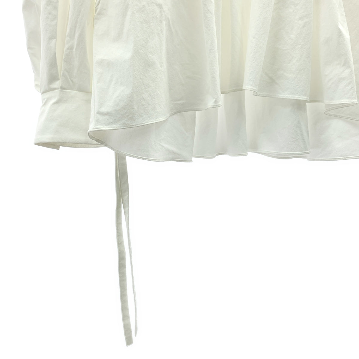 LE PHIL / 루필 | 나일론 스트레치 브로드 볼륨 셔츠 블라우스 | F | 여성