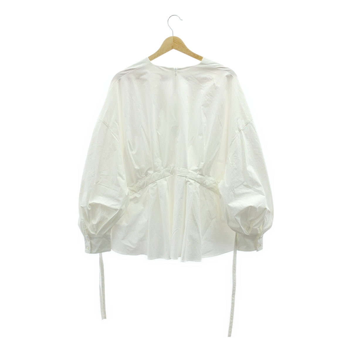 LE PHIL / 루필 | 나일론 스트레치 브로드 볼륨 셔츠 블라우스 | F | 여성