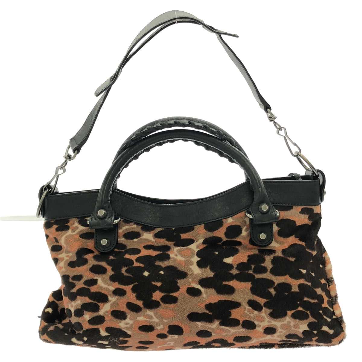 BALENCIAGA / Balenciaga | Pony The City Leopard Print Handbag |