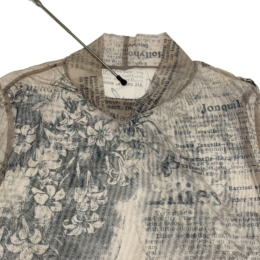 AMERI / アメリ | PICTURE BOOK TATTOO TOP タトゥー柄 メッシュトップス | F | レディース